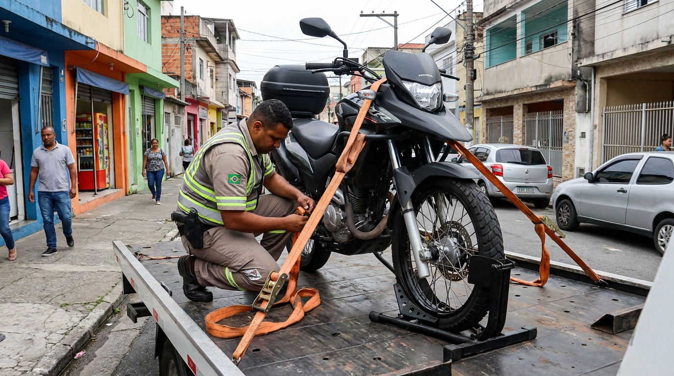 Guincho para Moto no Central Parque Sorocaba, Sorocaba‑SP